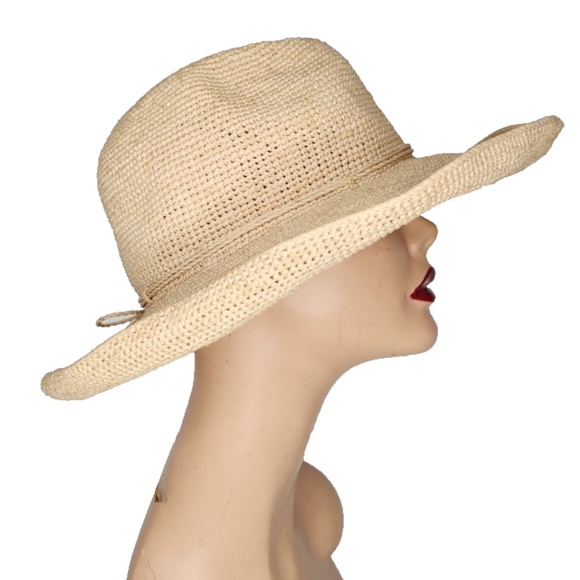 HELEN KAMINSKI Provence 12 Straw Raffia Hat Natural Color OS Rt $325 - Picture 3 of 12